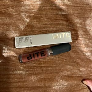 Bite beauty yaysayer plumping lip gloss in shade chai